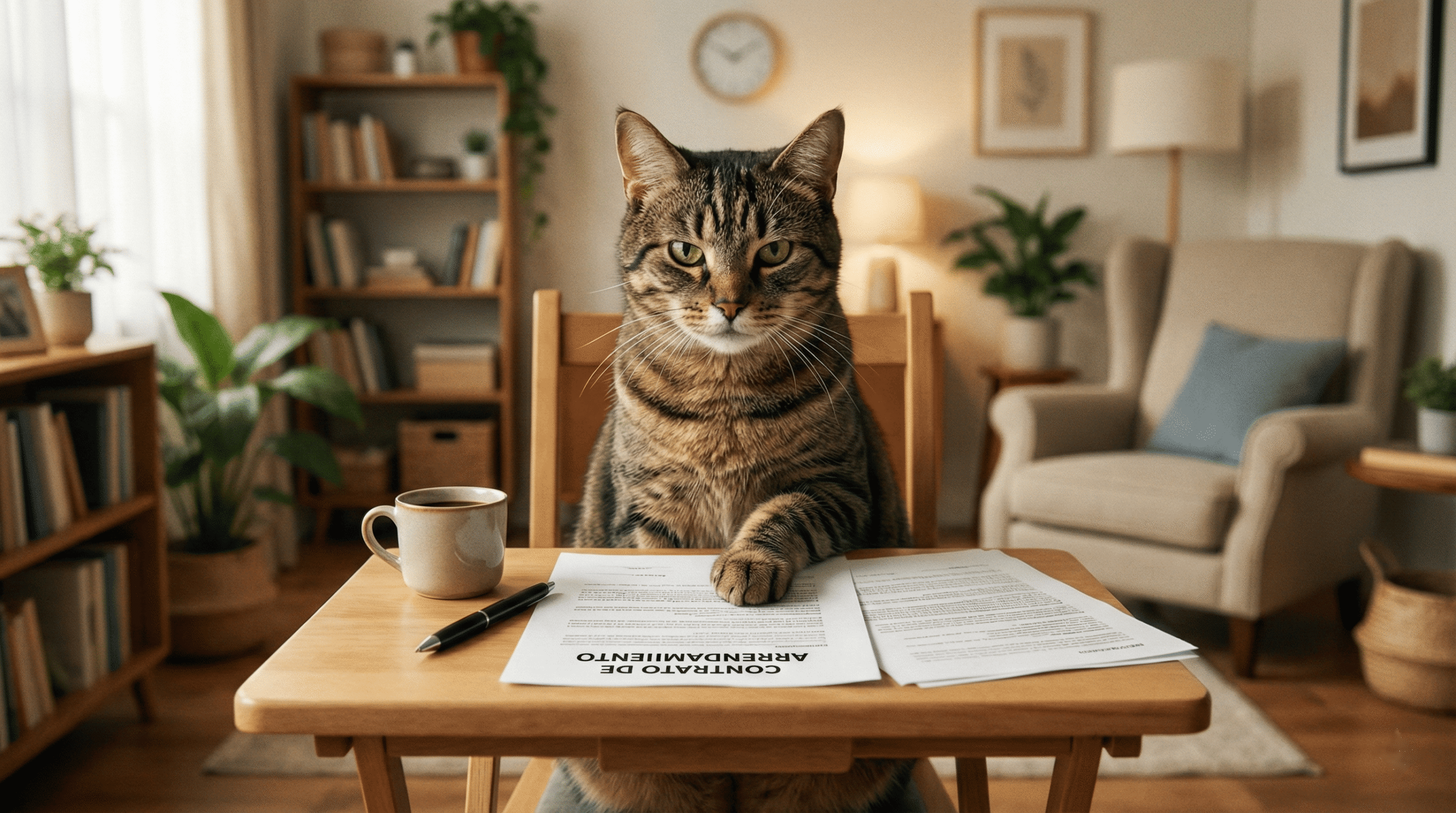 Perro criollo feliz en apartamento bogotano