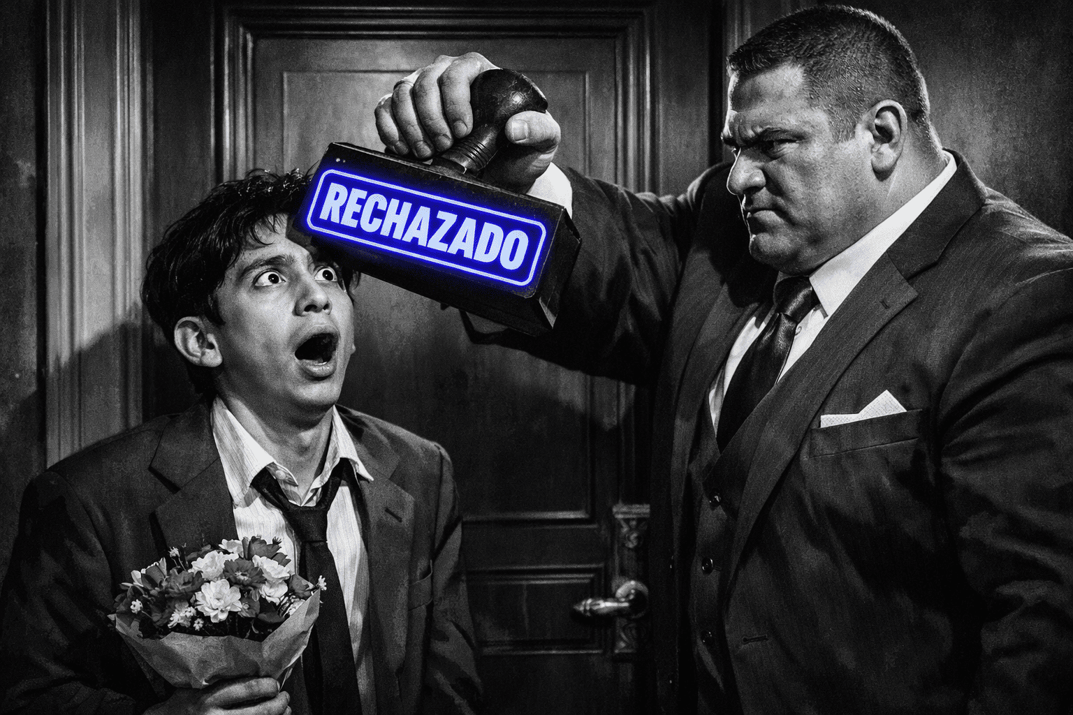 Inquilino rechazado en su estudio de arriendo por agente de seguros